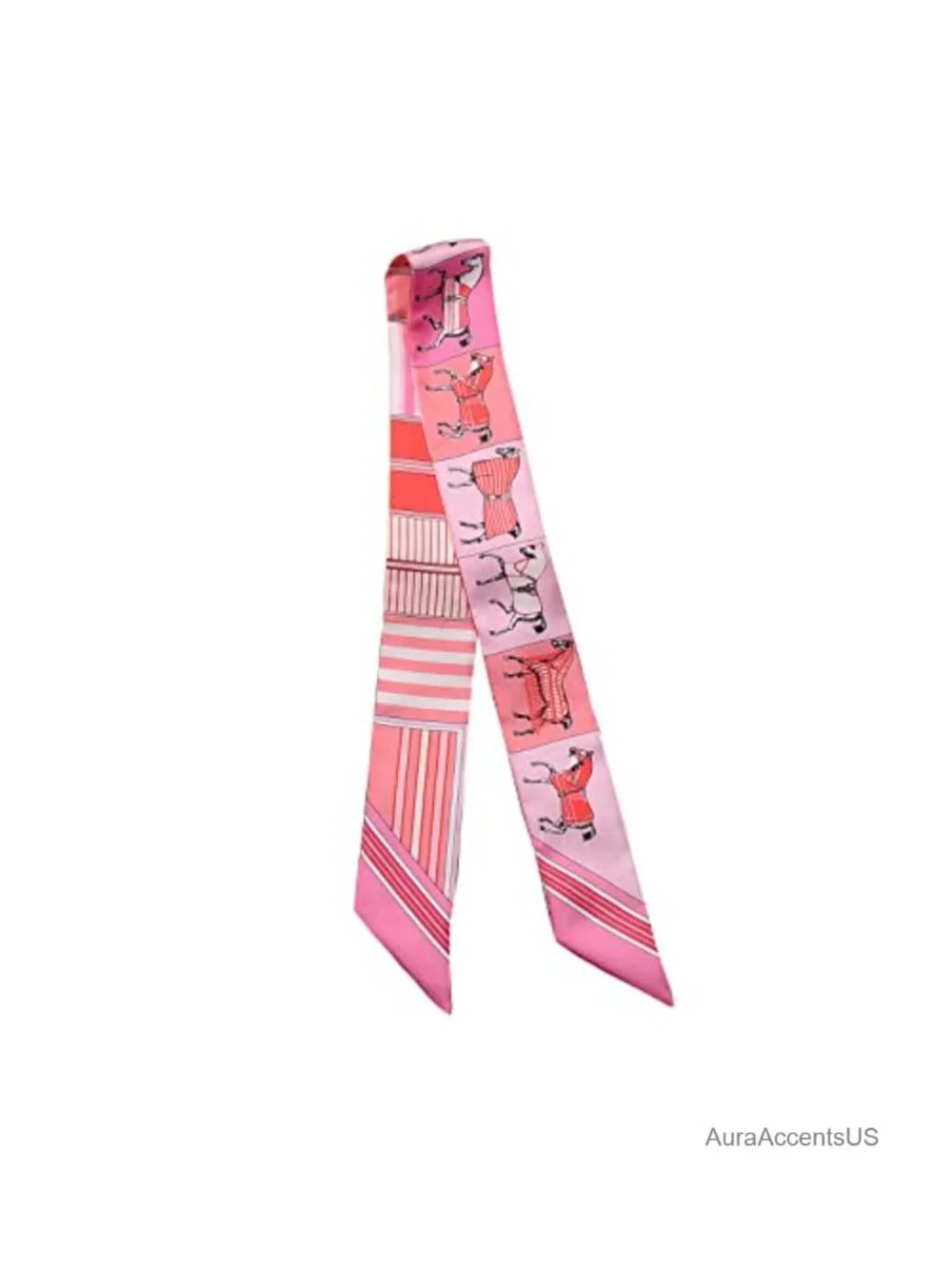 100% Mulberry Silk Scarf Hair Tie Handbag Wrap Neckerchief Narrow